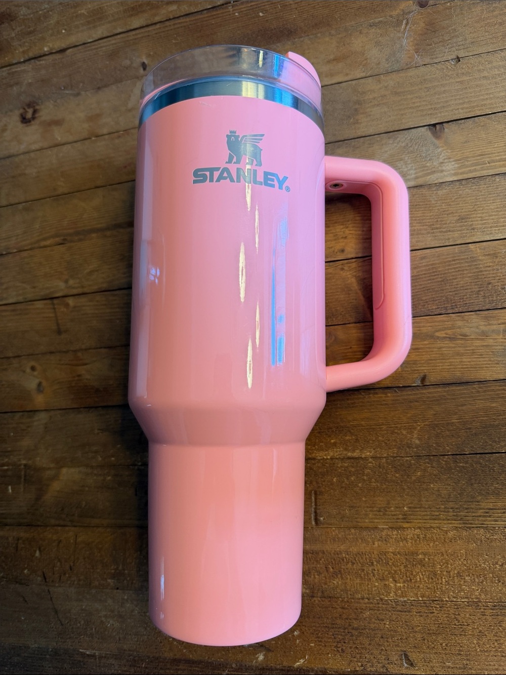Stanley Pink Insulated Travel Mug with Handle